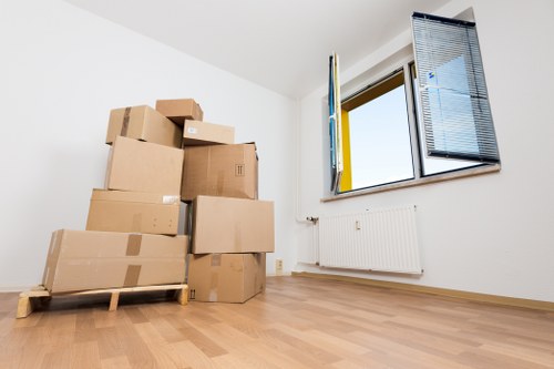 Man and van transporting furniture in West London