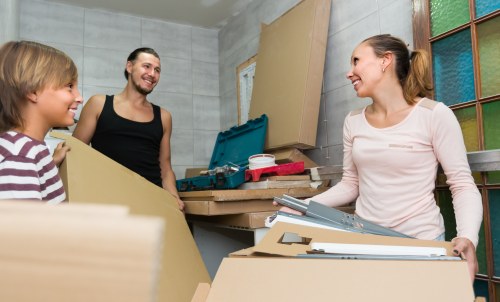 Local removals team working on a move in Notting Hill
