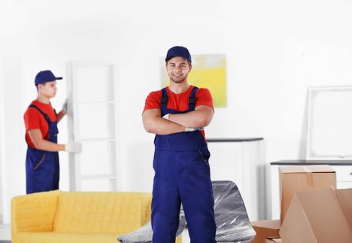 Home moving team planning a relocation in Notting Hill streets