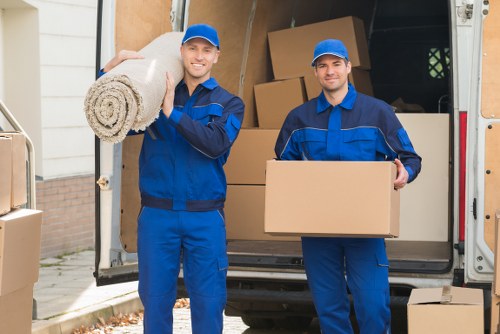 Removal team planning a local move in Notting Hill