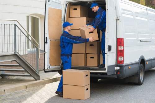 Removal truck ready for a move near Notting Hill and nearby West London areas