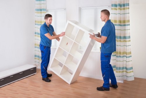 Careful packing and loading for a local Notting Hill home move
