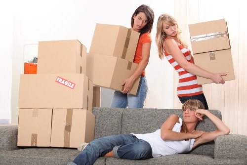 Commercial removals support for a Notting Hill business premises